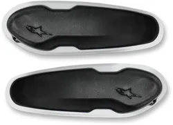 Alpinestars Adult Replacement SMX Plus Boot Toe Sliders Black White