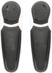 Alpinestars Adult Replacement Boot Toe Sliders SMX Plus 2011 and 12 Black White