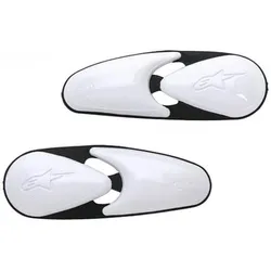 Alpinestars Adult Replacement Supertech Boot Toe Sliders White