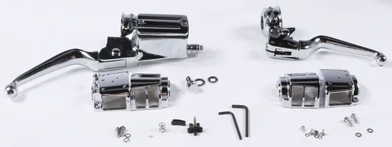 Harddrive Chrome Handlebar Controls 5/8 No Switches