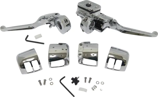 Harddrive Chrome Handlebar Controls 11/16 Switch Cover Perch