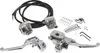 Harddrive Chrome Handlebar Control Kit 9/16 w Switches