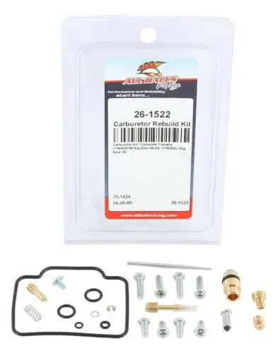All Balls Carb Carburetor Rebuild Repair Kit for Yamaha Big Bear 350