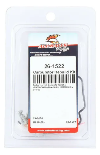 All Balls Carb Carburetor Rebuild Repair Kit for Yamaha Big Bear 350