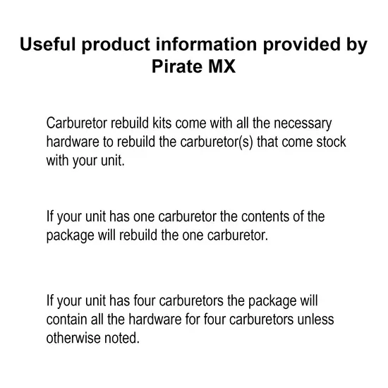 All Balls Carb Carburetor Rebuild Repair Kit for Suzuki GN125E 3