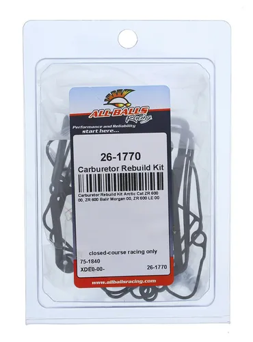All Balls Carb Carburetor Rebuild Repair Kit for Arctic Cat ZR 600