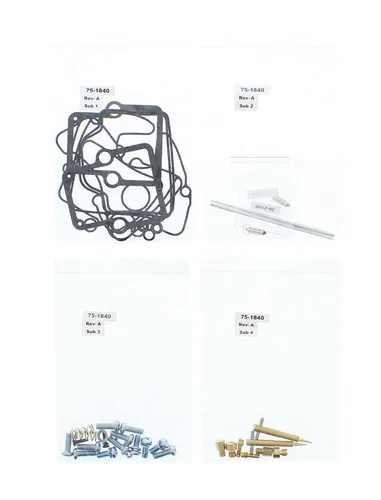 All Balls Carb Carburetor Rebuild Repair Kit for Arctic Cat ZR 600