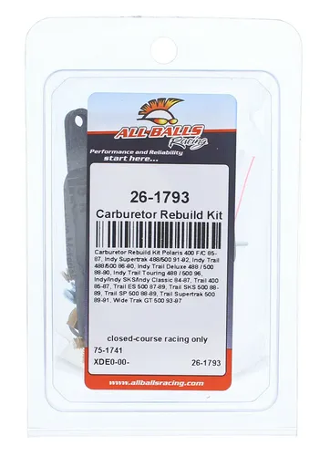 All Balls Carb Carburetor Rebuild Repair Kit Polaris Trail WideTrak