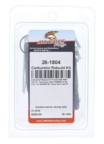 All Balls Carb Carburetor Rebuild Repair Kit for Polaris Trail