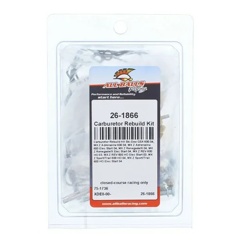 All Balls Carb Carburetor Rebuild Repair Kit for Ski-Doo MXZ 600