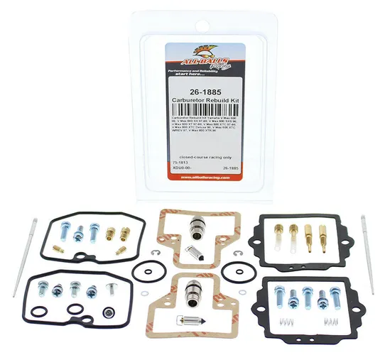 All Balls Carb Carburetor Rebuild Repair Kit for Yamaha 600 Snowmobile