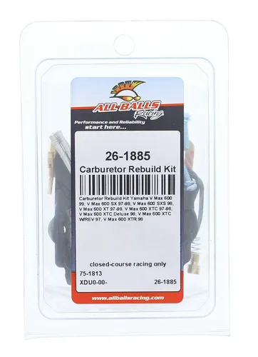 All Balls Carb Carburetor Rebuild Repair Kit for Yamaha 600 Snowmobile