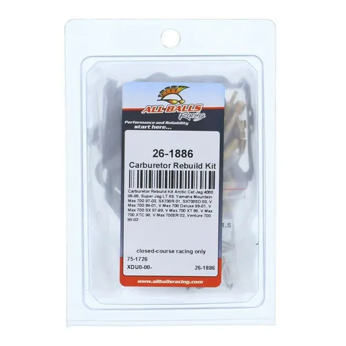 All Balls Carb Carburetor Rebuild Repair Kit for Yamaha 700 Snowmobile