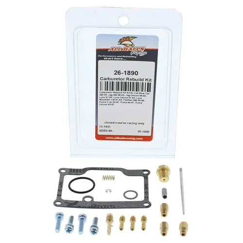 All Balls Carb Carburetor Rebuild Repair Kit for Arctic Cat 340