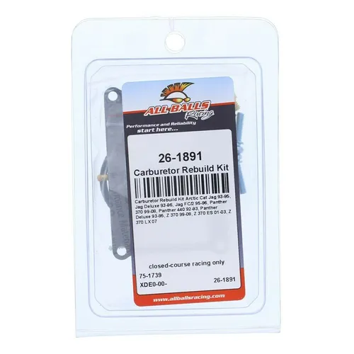 All Balls Carb Carburetor Rebuild Repair Kit for Arctic Cat Z 370