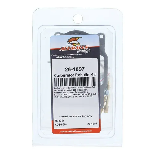 All Balls Carburetor Rebuild Repair Kit Arctic Cat Bearcat Panther 440