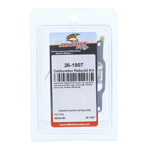 All Balls Carb Carburetor Rebuild Repair Kit for Arctic Cat Jag 440