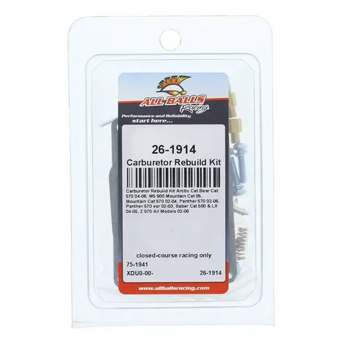 All Balls Carb Carburetor Rebuild Repair Kit for Arctic Cat 500 & 570 4