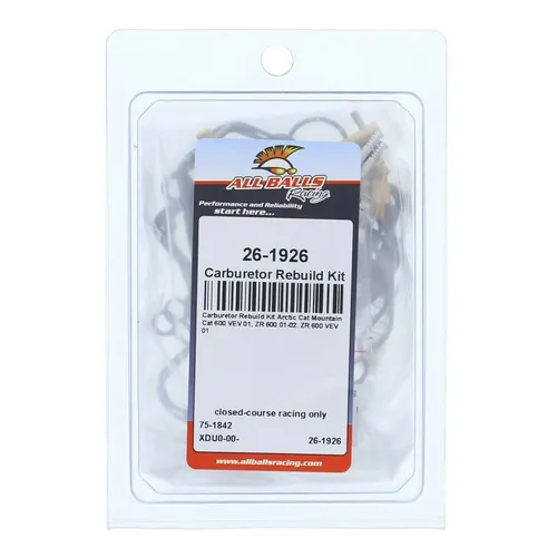 All Balls Carburetor Rebuild Repair Kit Arctic Cat Mountain Cat ZR 600