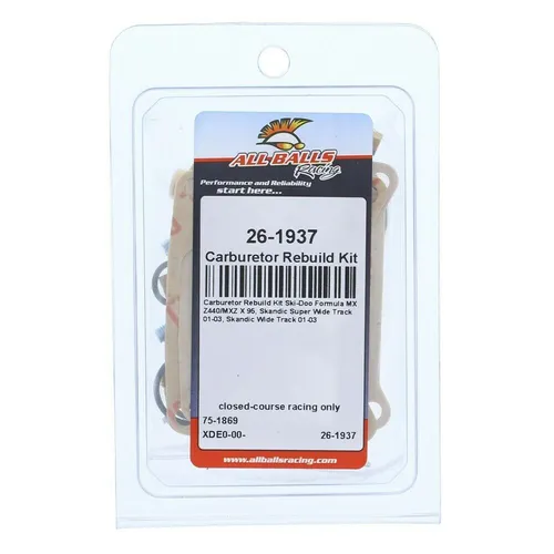 All Balls Carburetor Rebuild Repair Kit Ski-Doo Formula MXZ Skandic