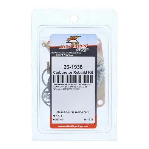 All Balls Carb Carburetor Rebuild Repair Kit for Ski-Doo Formula MX