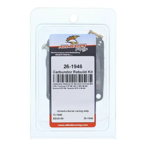 All Balls Carburetor Rebuild Repair Kit for Ski-Doo Formula MXZ Summit