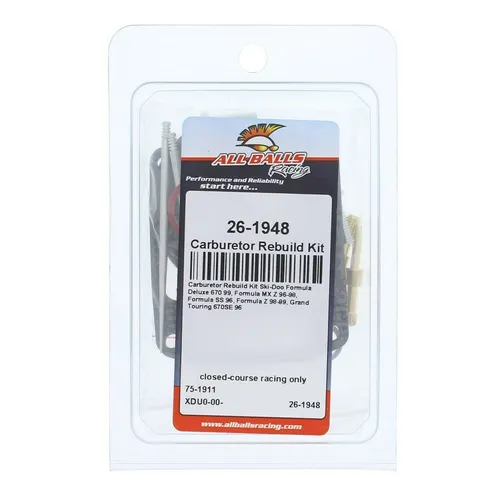 All Balls Carb Carburetor Rebuild Repair Kit for Ski-Doo Formula 670