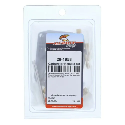 All Balls Carb Carburetor Rebuild Repair Kit Arctic Cat ZRT & EXT 600