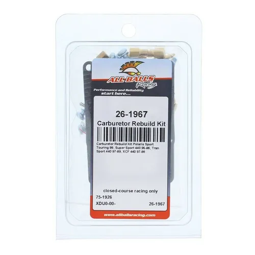 All Balls Carb Carburetor Rebuild Repair Kit for Polaris XCF