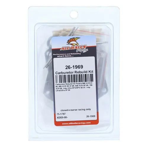 All Balls Carb Carburetor Rebuild Repair Kit Polaris Ultra XCR 600 700