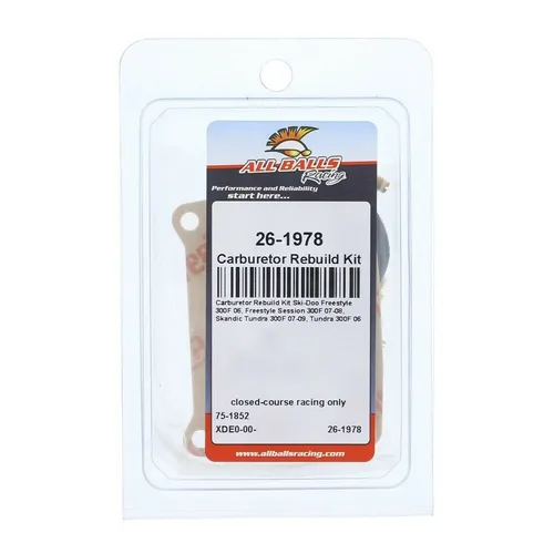 All Balls Carburetor Rebuild Repair Kit Ski-Doo Skandic Freestyle 300F