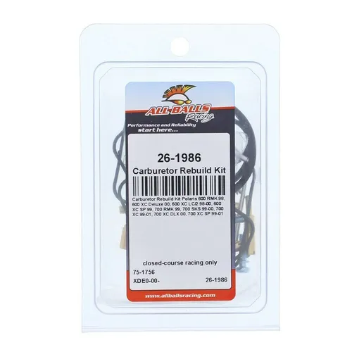 All Balls Carb Carburetor Rebuild Repair Kit Polaris XC 600 SKS 700