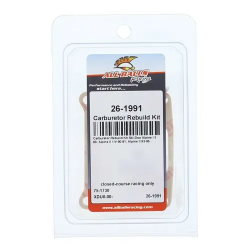 All Balls Carb Carburetor Rebuild Repair Kit for Ski-Doo Alpine II