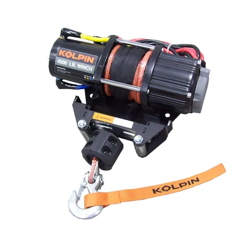 Kolpin Quick Mount Winch Kit 4500lb Synthetic Rope