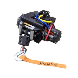 Kolpin Quick Mount Winch Kit 3500lb Synthetic Rope