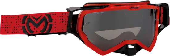 Moose Racing Adult Unisex XCR Goggles Pro Star Red Gray