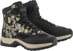 Alpinestars CR 6 Drystar Riding Shoes Adult 12 Black Brown Green