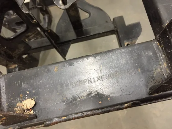 Frame Chassis 2014 Can-Am Commander 800 4x4 XT 2755 x