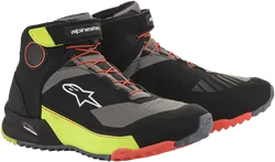 Alpinestars CR X Drystar Riding Shoes Adult 14 Black Red Yellow