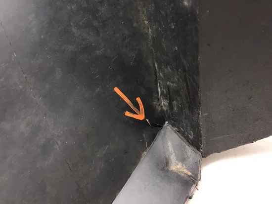 Right Side Rear Fender 2012 Polaris RZR XP 900 EFI 2783A x