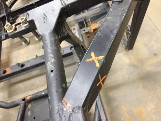 Frame Chassis CLN Ready To Go 2012 Polaris RZR XP 900 EFI 2783A x