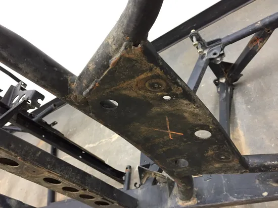 Frame Chassis CLN Ready To Go 2012 Polaris RZR XP 900 EFI 2783A x