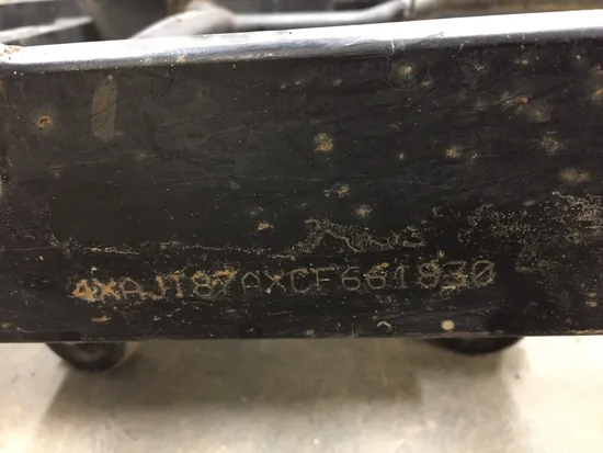 Frame Chassis CLN Ready To Go 2012 Polaris RZR XP 900 EFI 2783A x