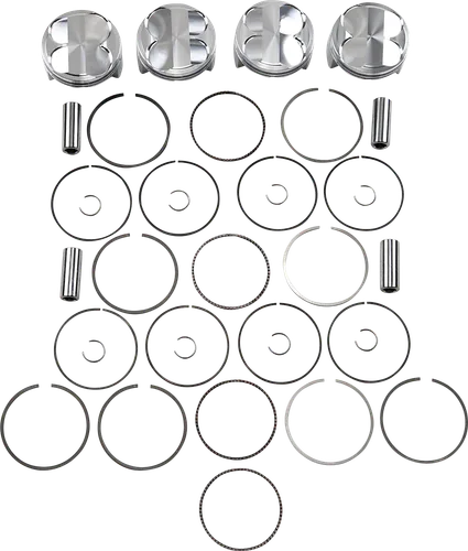 JE Piston Kit Rings Pins FSR 3mm OB 84mm Bore 13.5:1