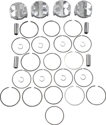 JE Piston Kit Rings Pins FSR 3mm OB 84mm Bore 13.5:1