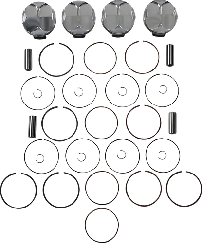 JE Piston Kit Rings Pins FSR STD 67mm Bore 13.1:1