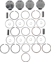 JE Piston Kit Rings Pins FSR STD 67mm Bore 13.1:1