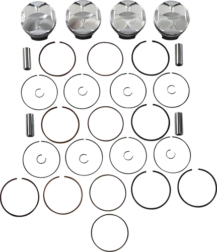 JE Piston Kit Rings Pins FSR 2mm OB 69mm Bore 13.1:1