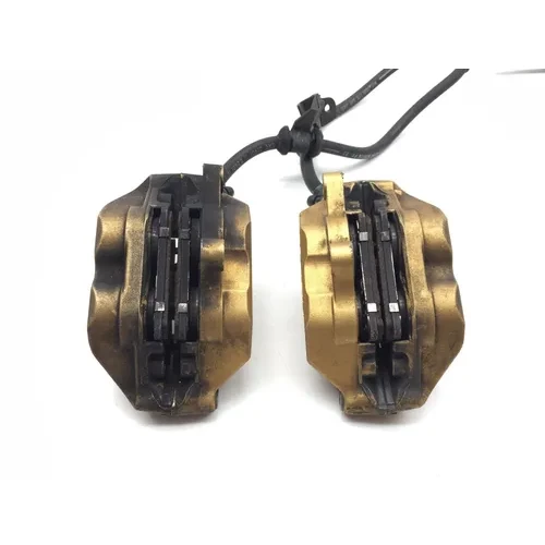 Left Right Front Brake Calipers Pads Set 2001 Honda CBR929RR 2775A 5