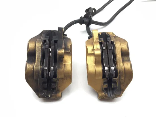 Left Right Front Brake Calipers Pads Set 2001 Honda CBR929RR 2775A